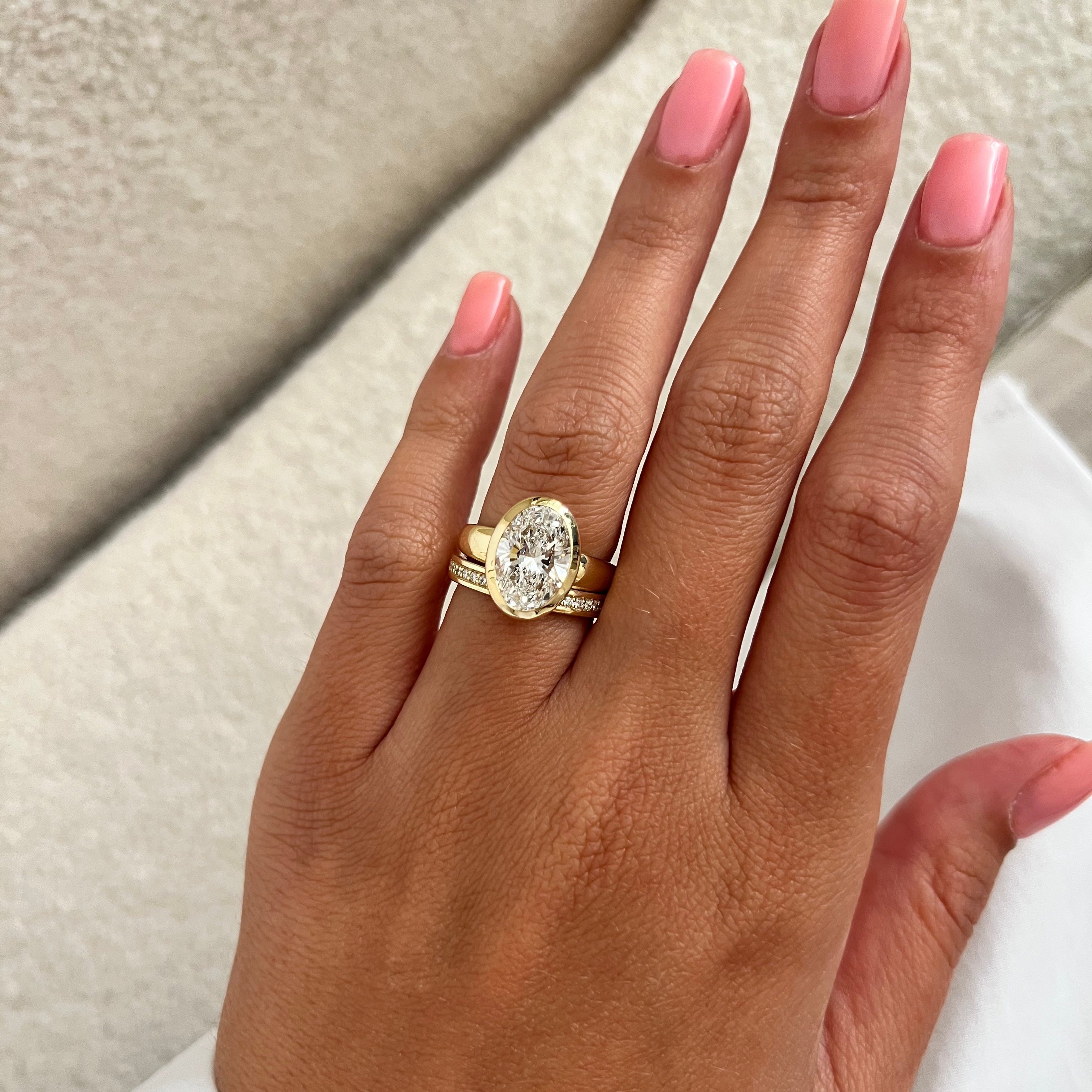 [C_SIZE] [C_Shape] [Style] Lab Grown Diamond Bridal Ring Set