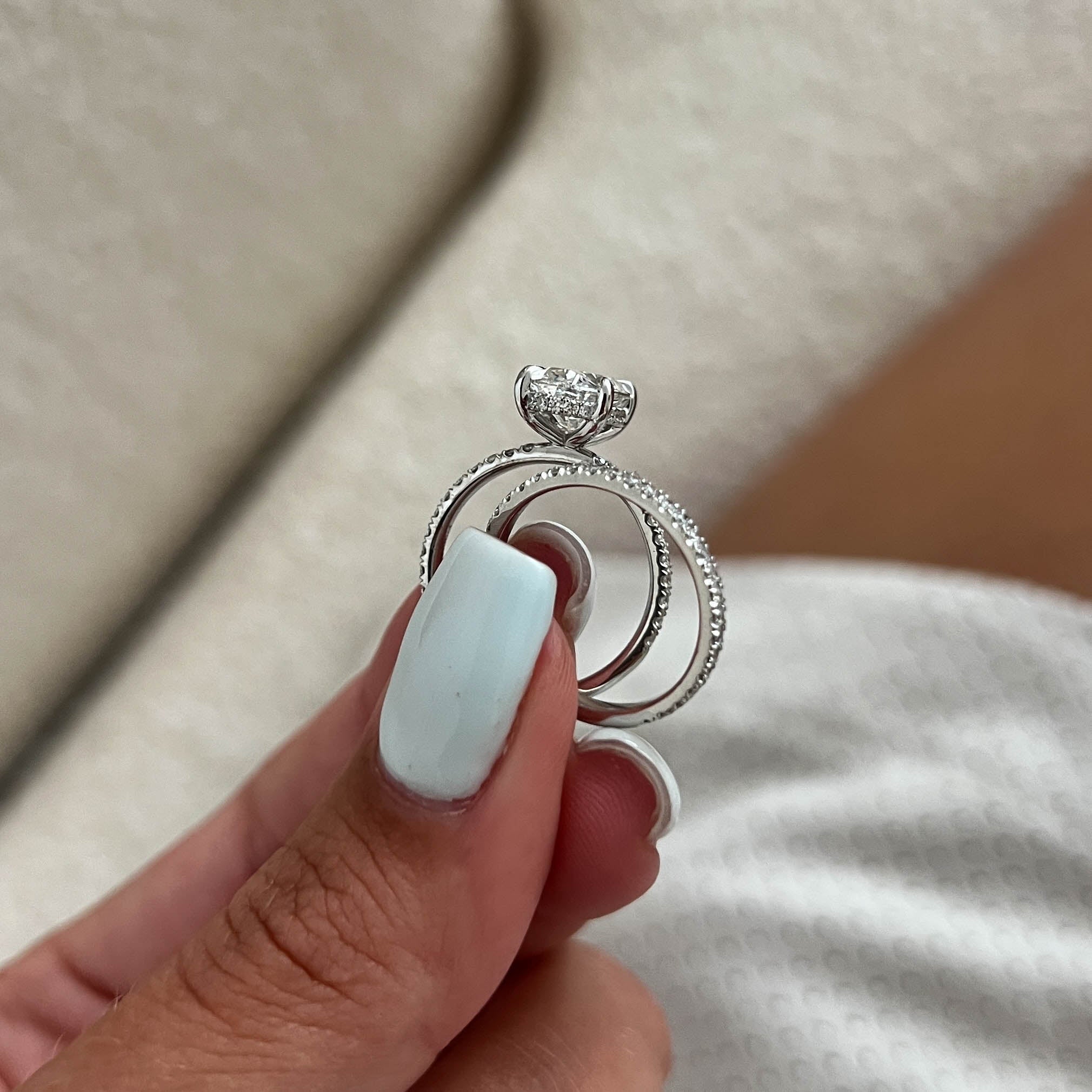 [C_SIZE] [C_Shape] [Style] Lab Grown Diamond Bridal Ring Set