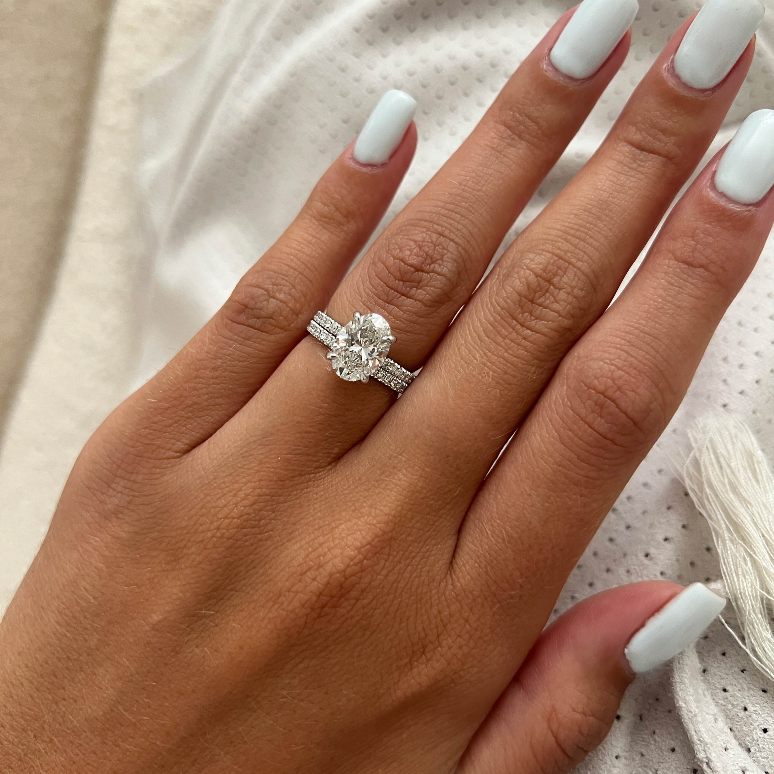 [C_SIZE] [C_Shape] [Style] Lab Grown Diamond Bridal Ring Set
