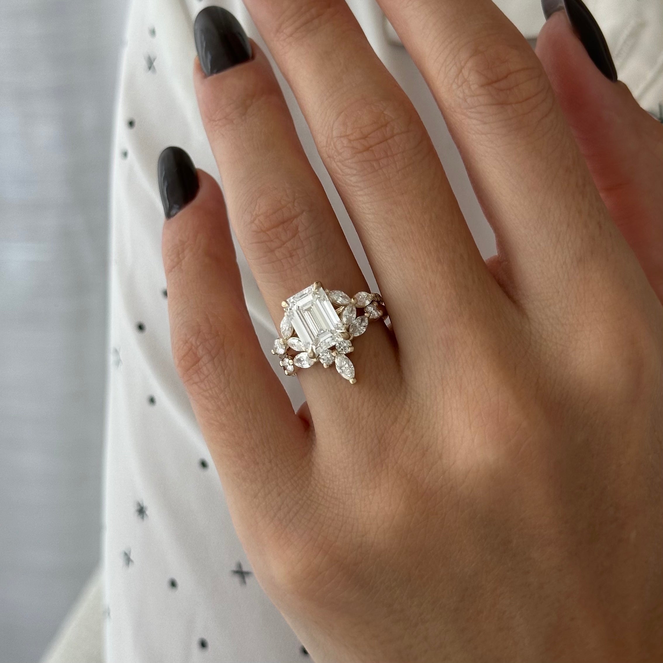 [C_SIZE] [C_Shape] [Style] Lab Grown Diamond Bridal Ring Set