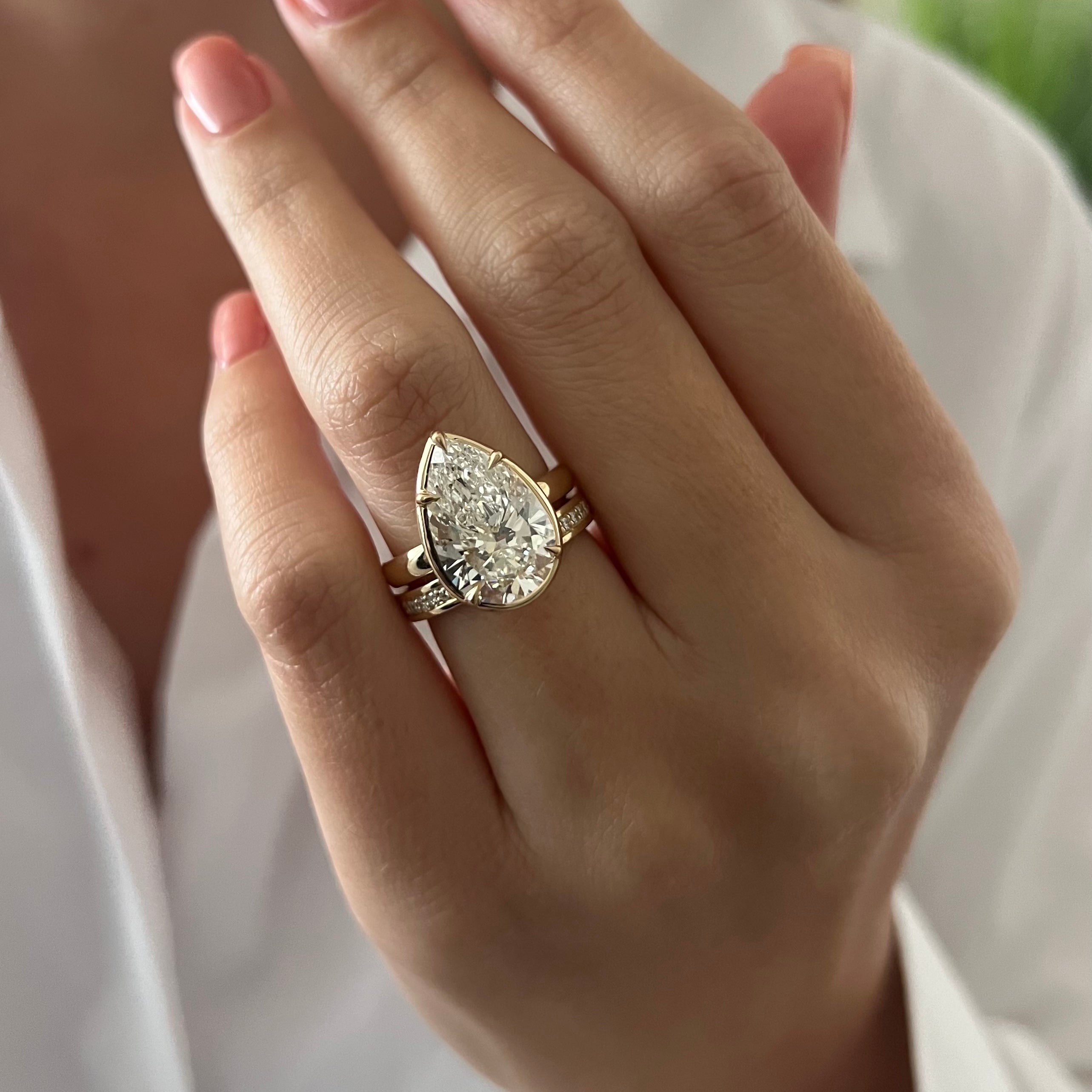 [C_SIZE] [C_Shape] [Style] Lab Grown Diamond Bridal Ring Set