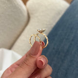 [C_SIZE] [C_Shape] [Style] Lab Grown Diamond Bridal Ring Set