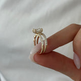 [C_SIZE] [C_Shape] [Style] Lab Grown Diamond Bridal Ring Set