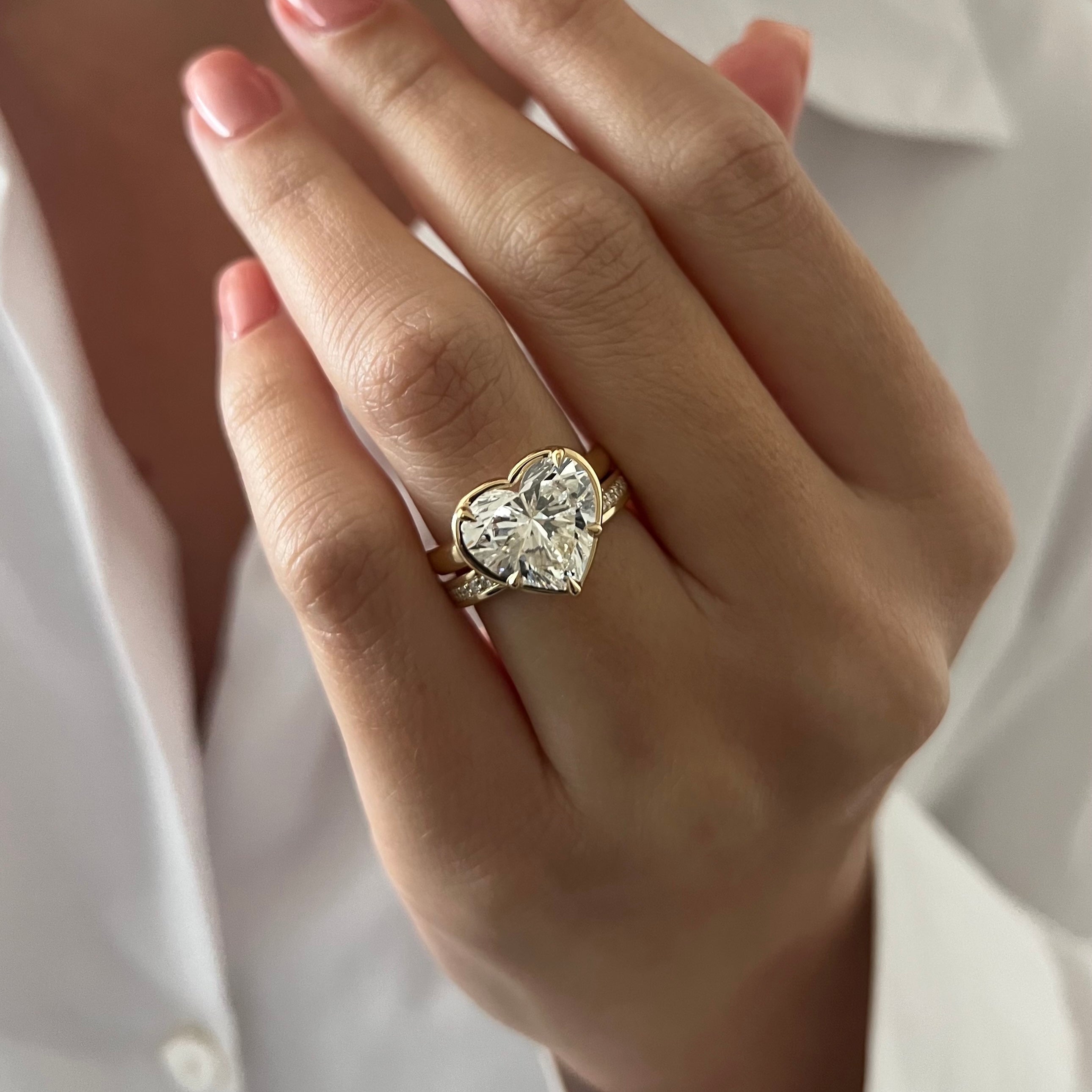 [C_SIZE] [C_Shape] [Style] Lab Grown Diamond Bridal Ring Set