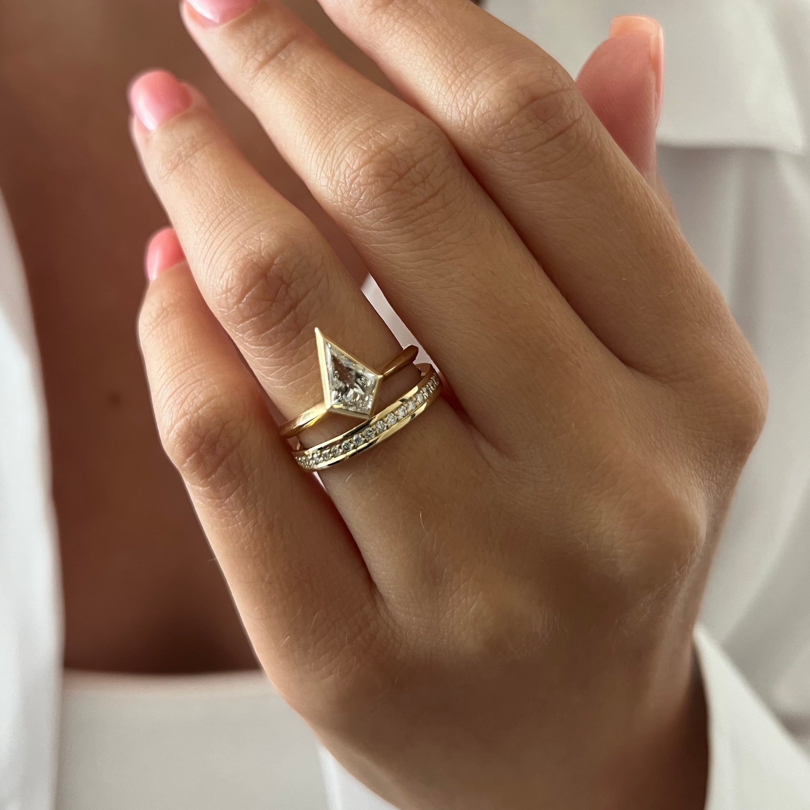 [C_SIZE] [C_Shape] [Style] Lab Grown Diamond Bridal Ring Set