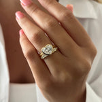 [C_SIZE] [C_Shape] [Style] Lab Grown Diamond Bridal Ring Set