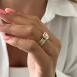 [C_SIZE] [C_Shape] [Style] Lab Grown Diamond Bridal Ring Set
