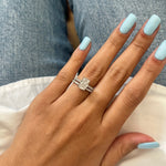 [C_SIZE] [C_Shape] [Style] Lab Grown Diamond Bridal Ring Set