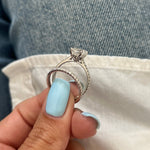 [C_SIZE] [C_Shape] [Style] Lab Grown Diamond Bridal Ring Set