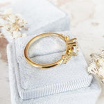 Oval Art Deco Lab Grown Diamond Engagement Ring