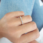 1.5 CT Round Full Eternity Lab Grown Diamond Wedding Band