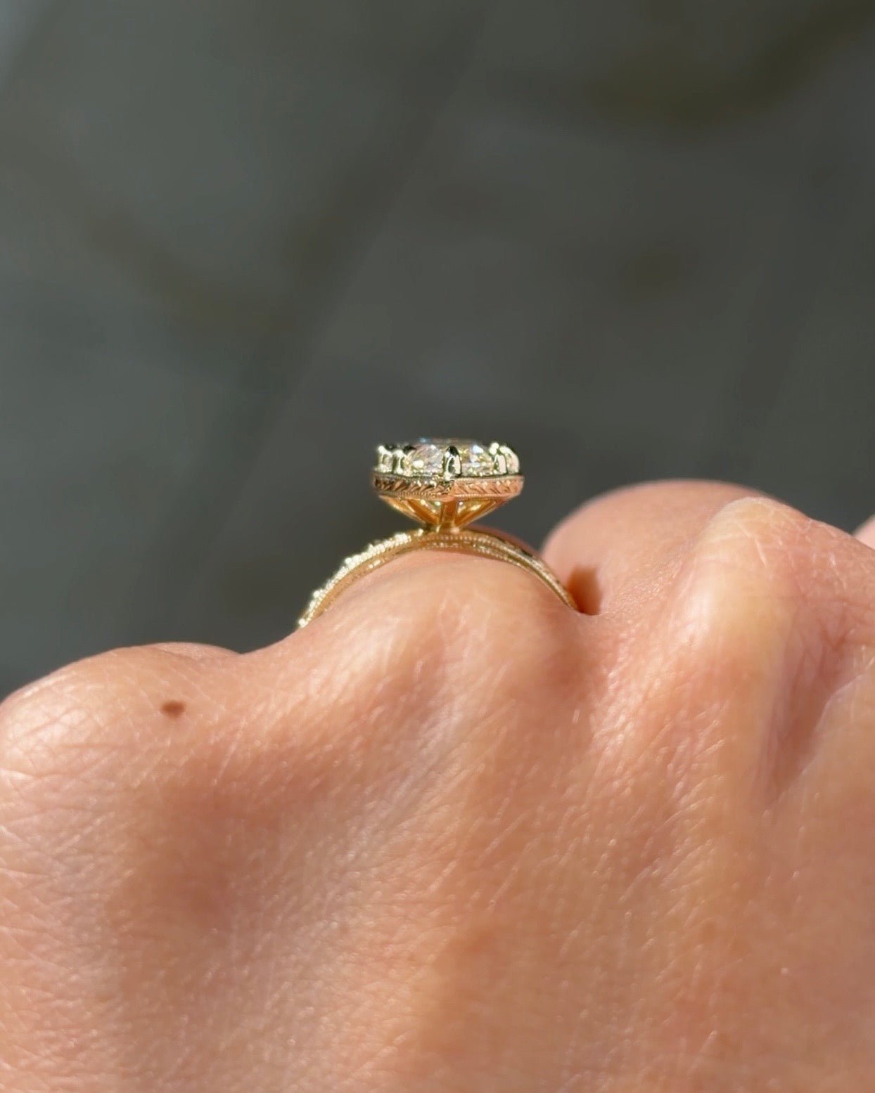 [Style] [Shape] Lab Grown Diamond Engagement Ring