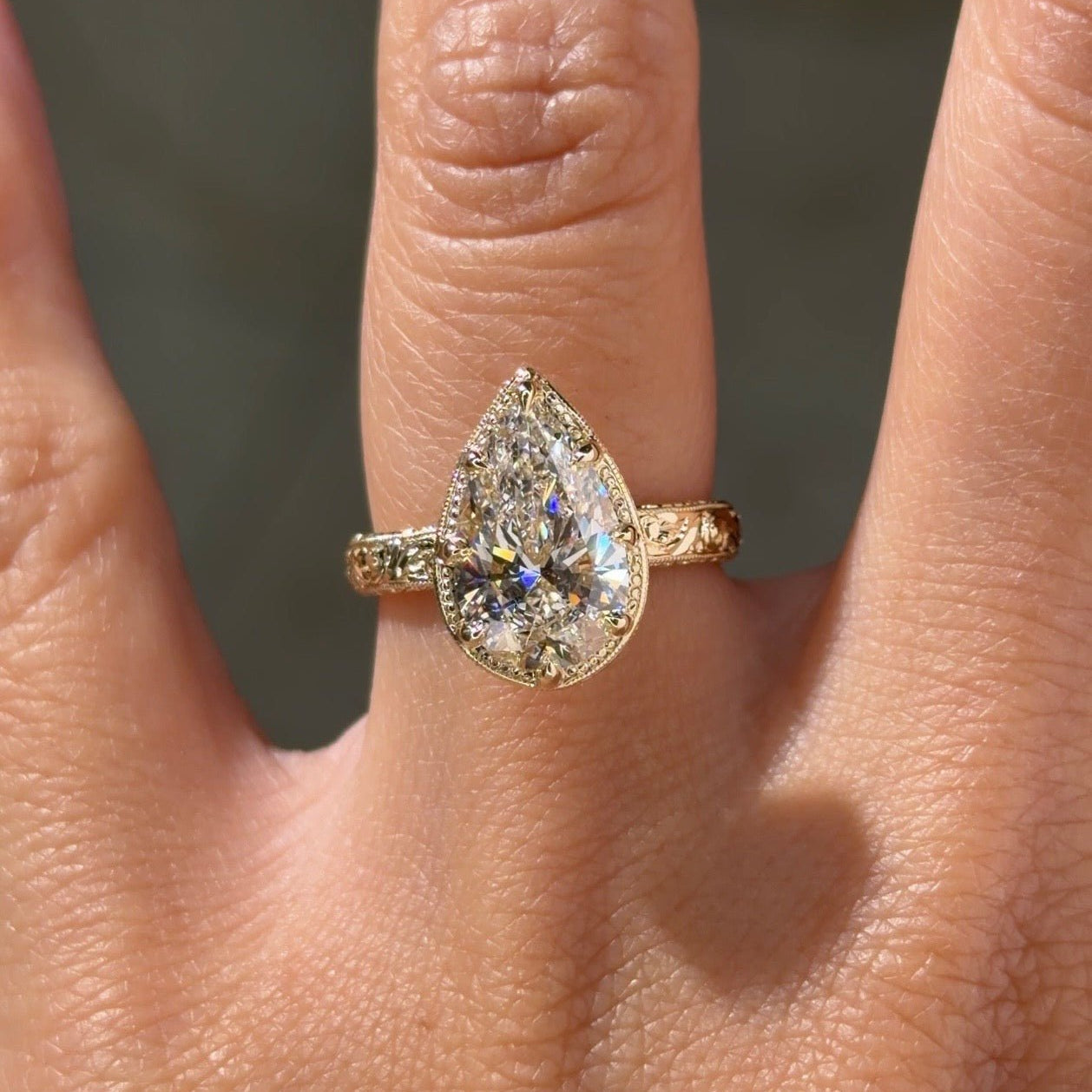[Style] [Shape] Lab Grown Diamond Engagement Ring
