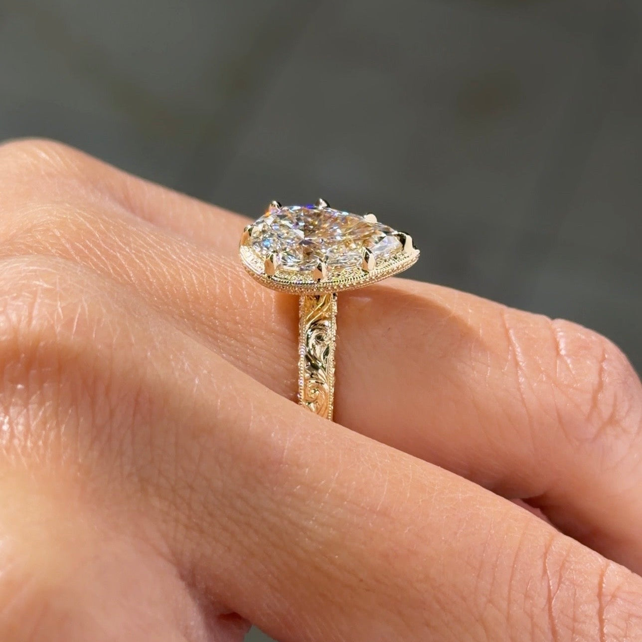 [Style] [Shape] Lab Grown Diamond Engagement Ring