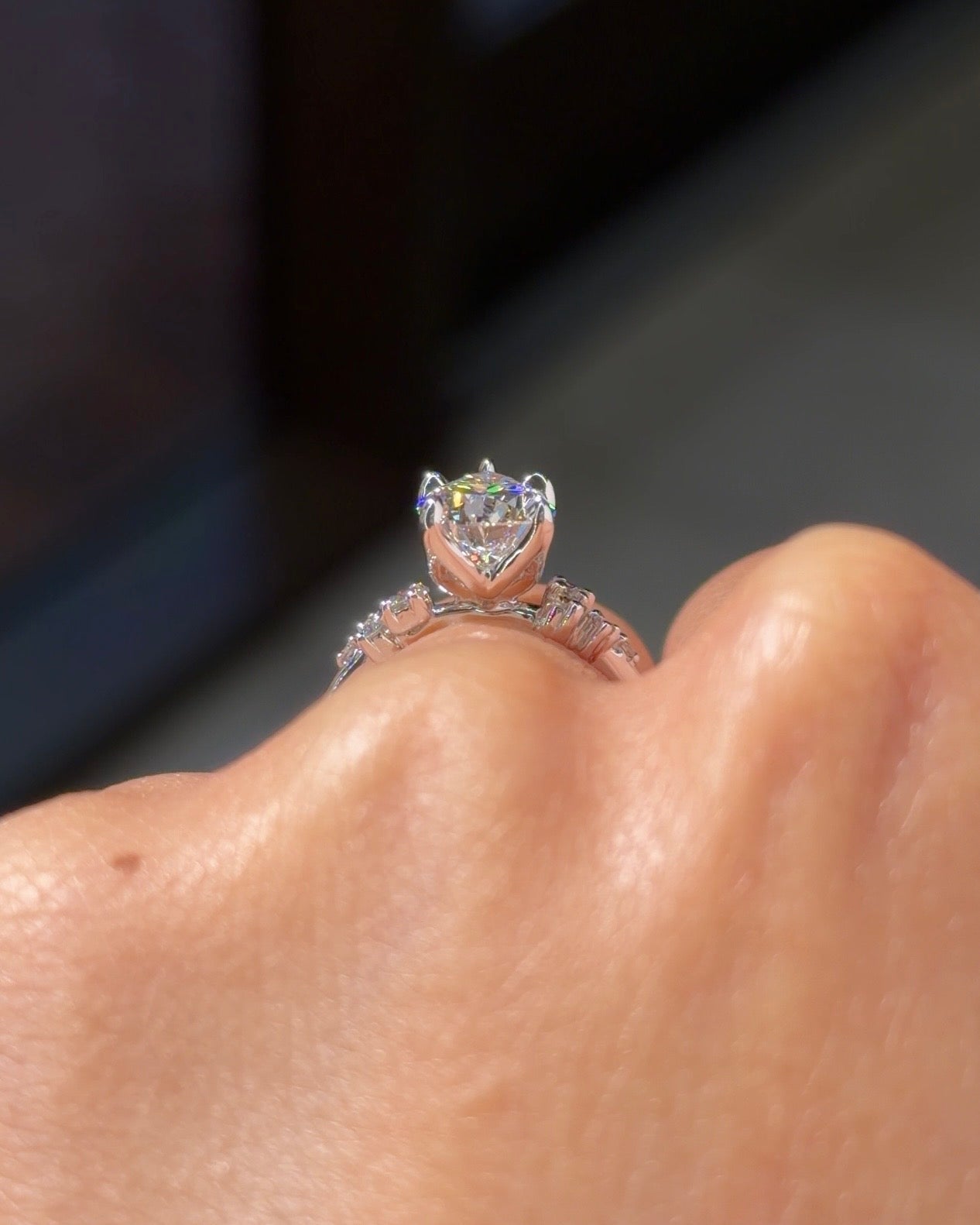 [Style] [Shape] Lab Grown Diamond Engagement Ring