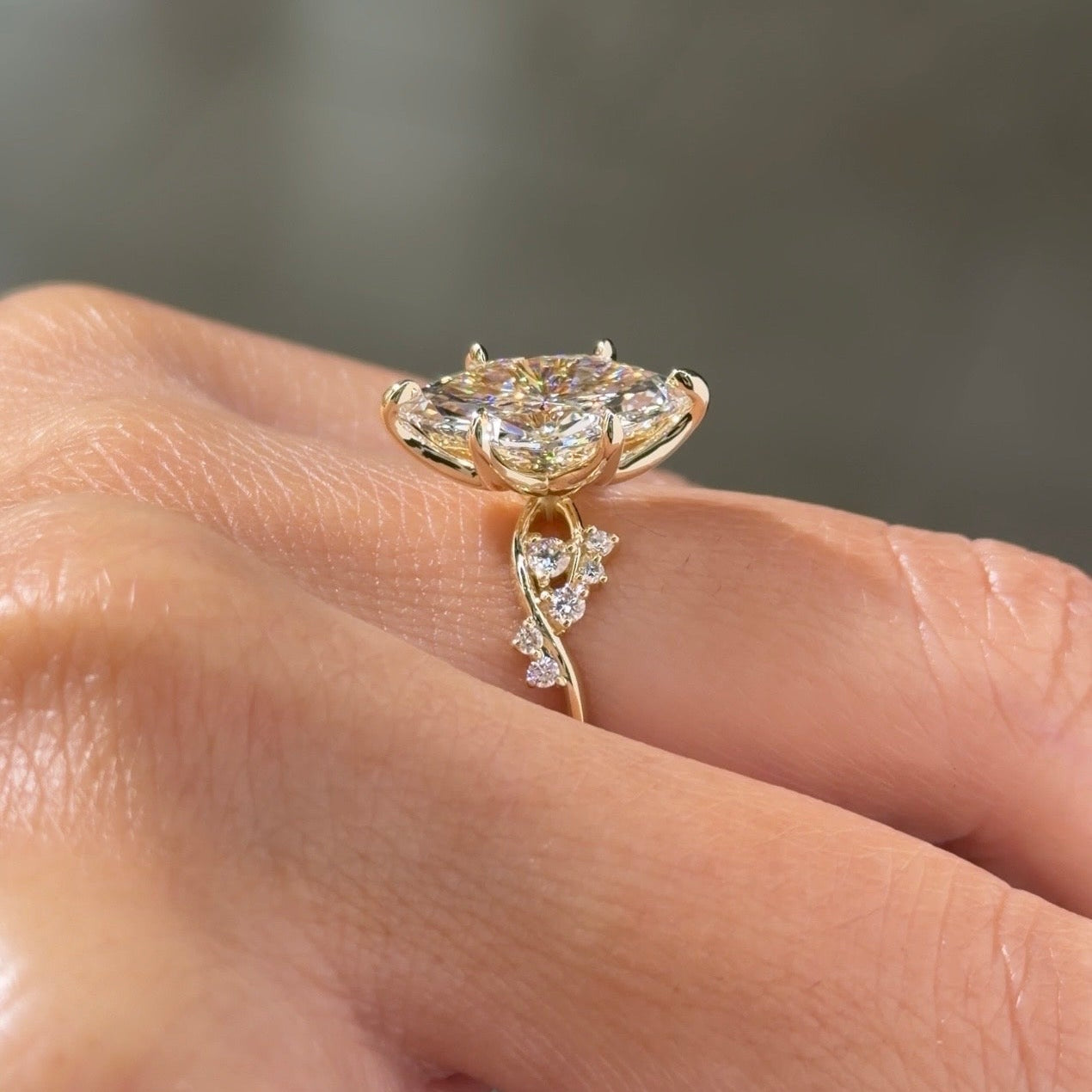 [Style] [Shape] Lab Grown Diamond Engagement Ring