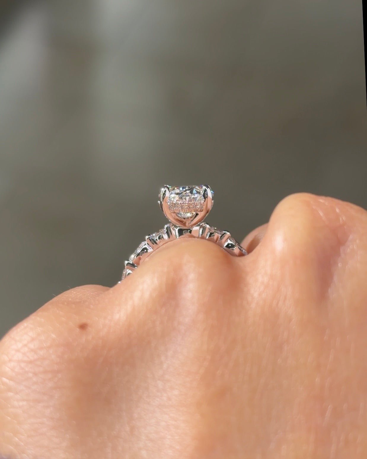 [Style] [Shape] Lab Grown Diamond Engagement Ring