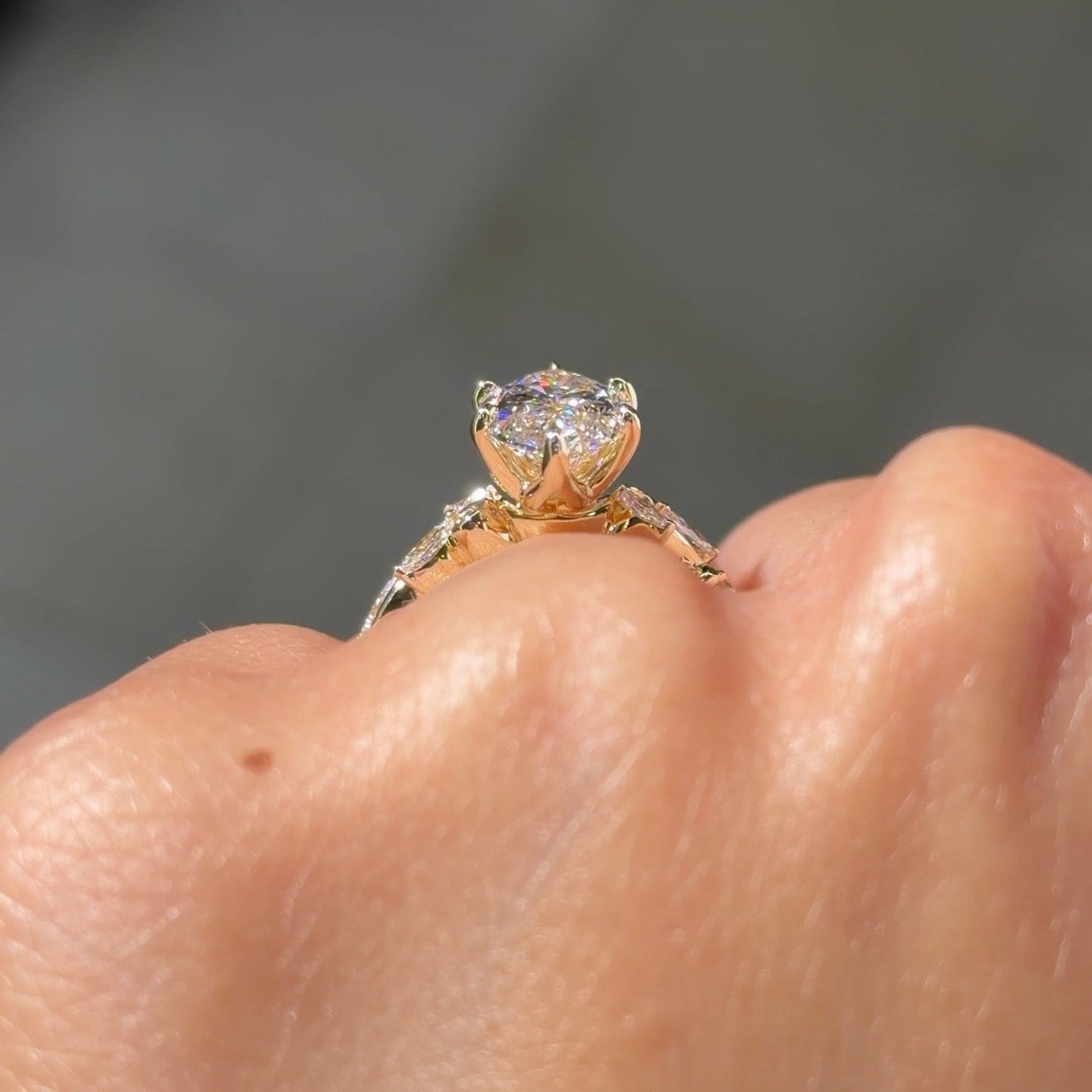[Style] [Shape] Lab Grown Diamond Engagement Ring