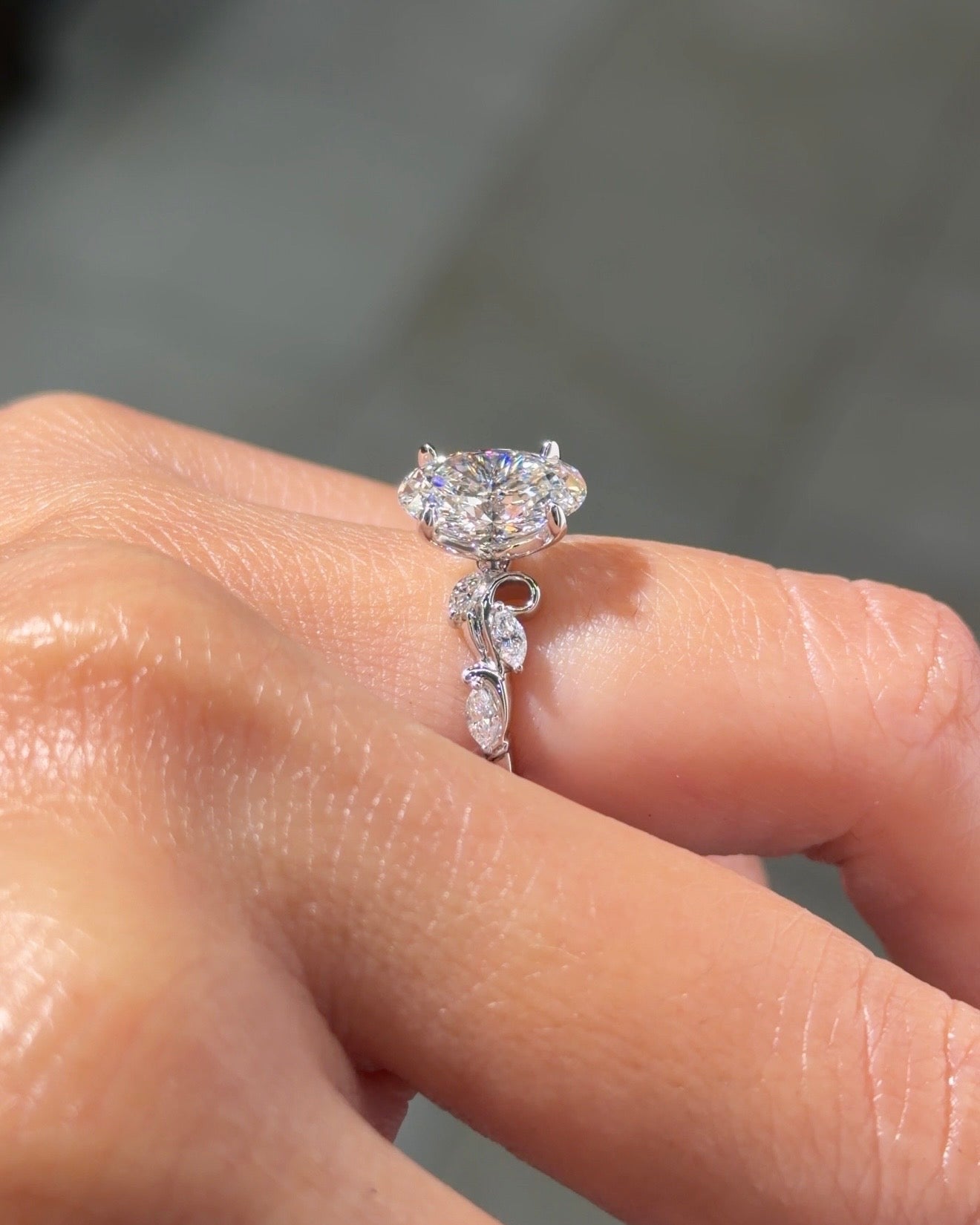 [Style] [Shape] Lab Grown Diamond Engagement Ring