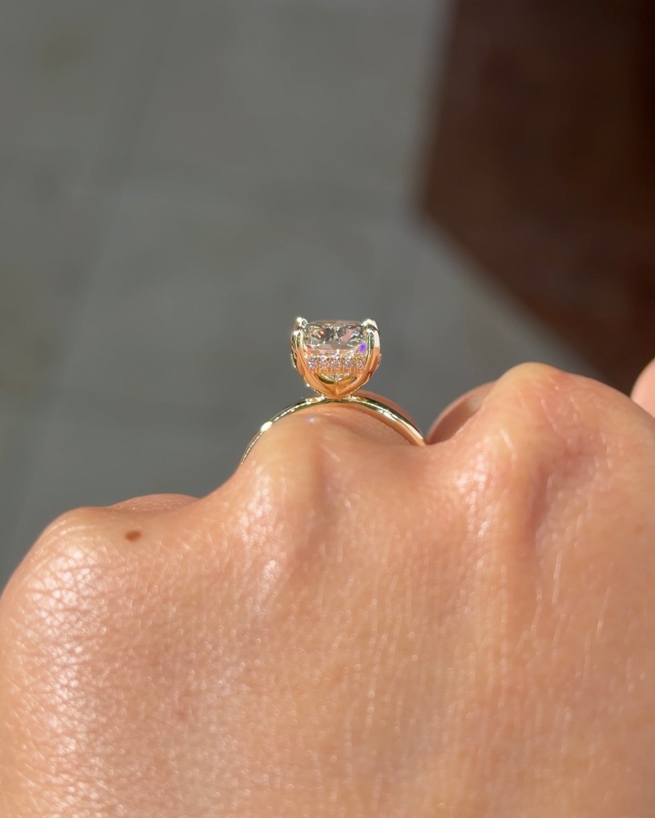 [Style] [Shape] Lab Grown Diamond Engagement Ring