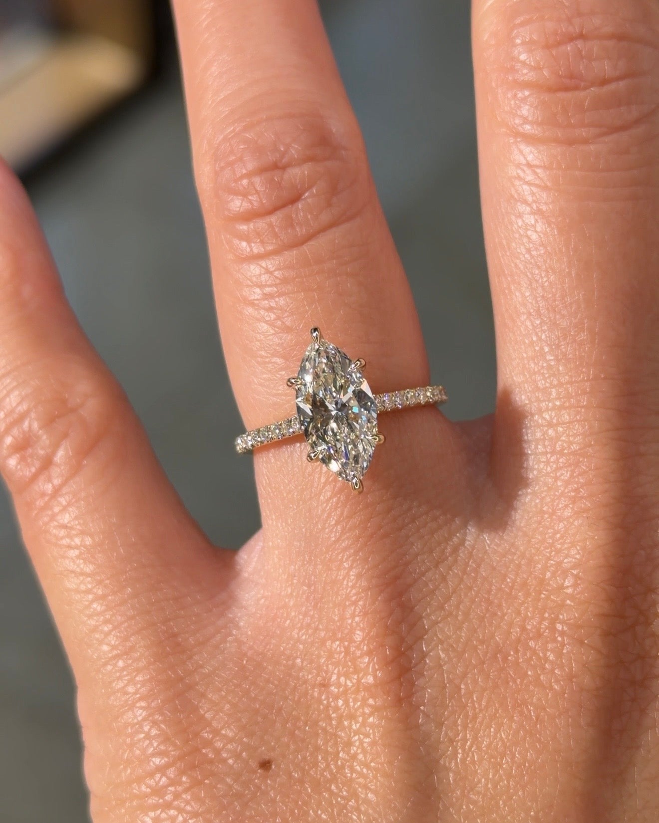 [Style] [Shape] Lab Grown Diamond Engagement Ring