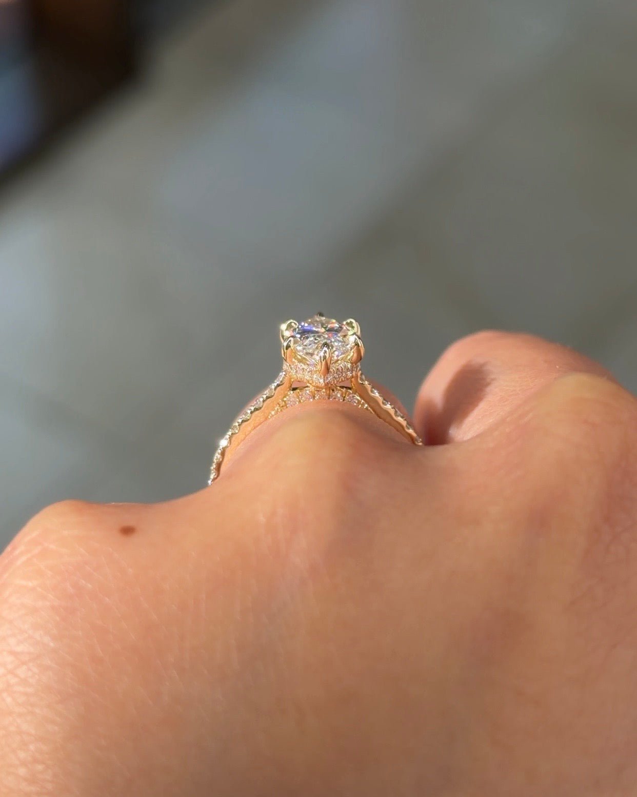 [Style] [Shape] Lab Grown Diamond Engagement Ring