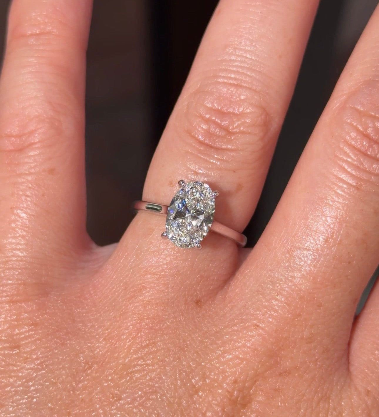 [Style] [Shape] Lab Grown Diamond Engagement Ring