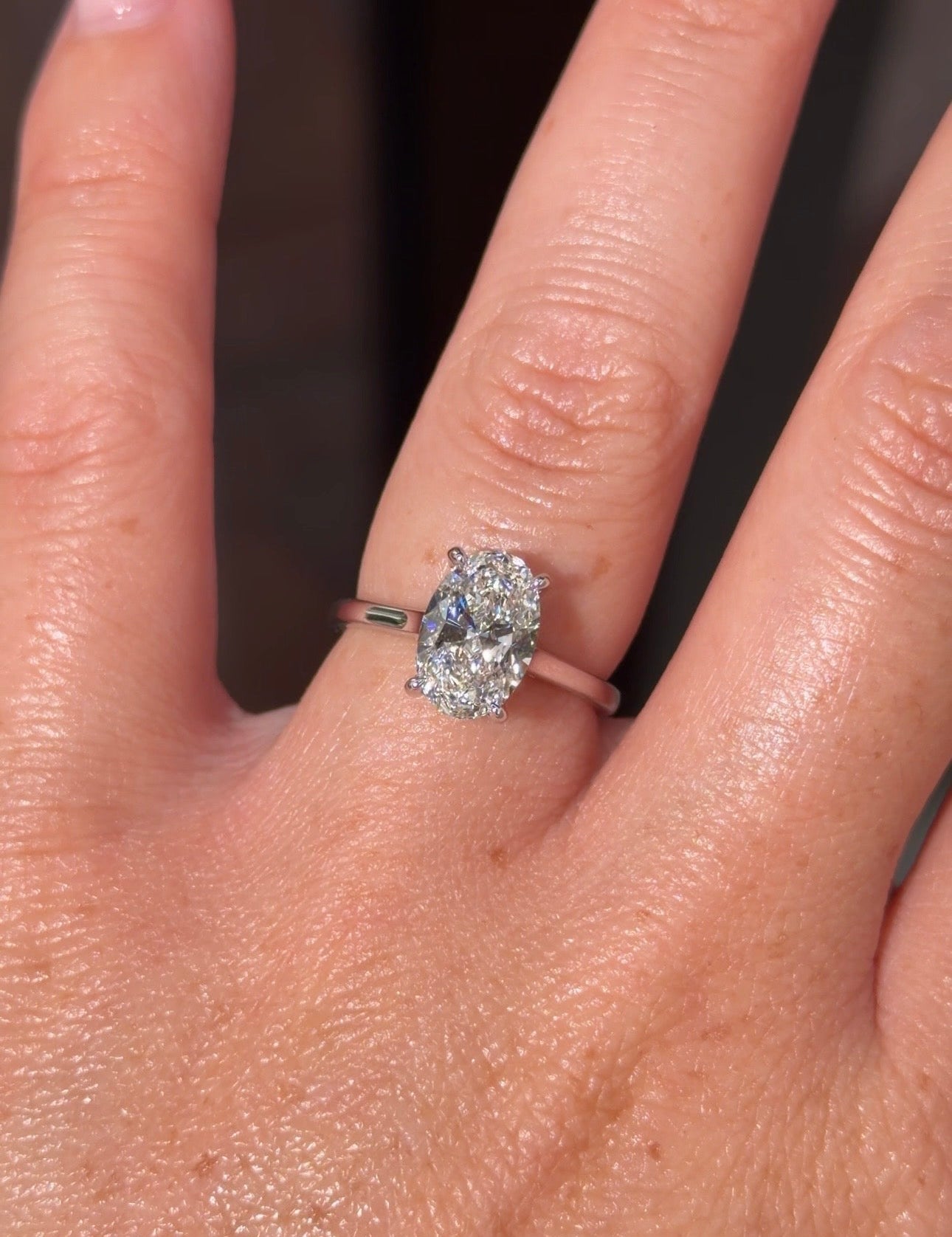 [Style] [Shape] Lab Grown Diamond Engagement Ring