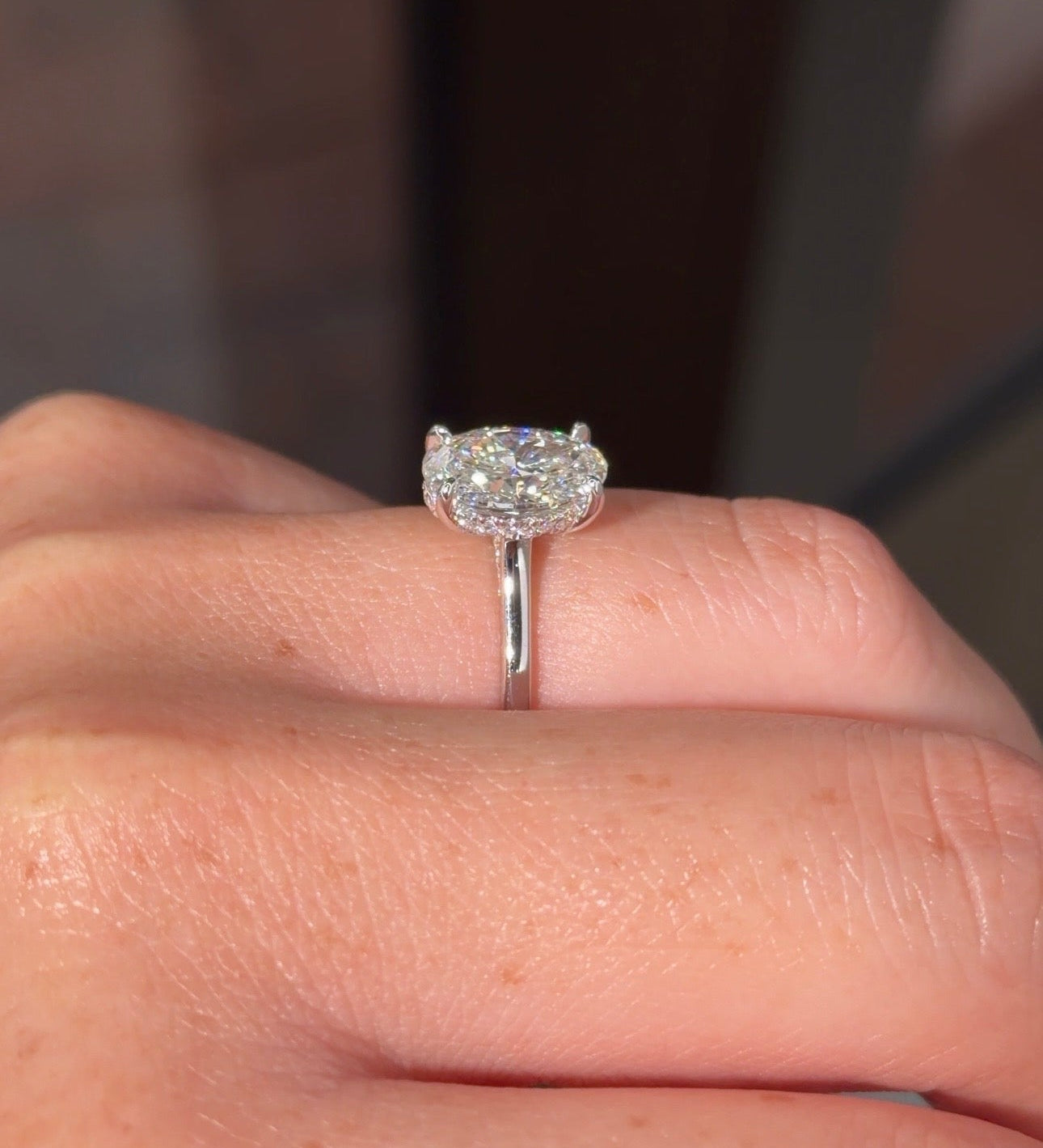 [Style] [Shape] Lab Grown Diamond Engagement Ring
