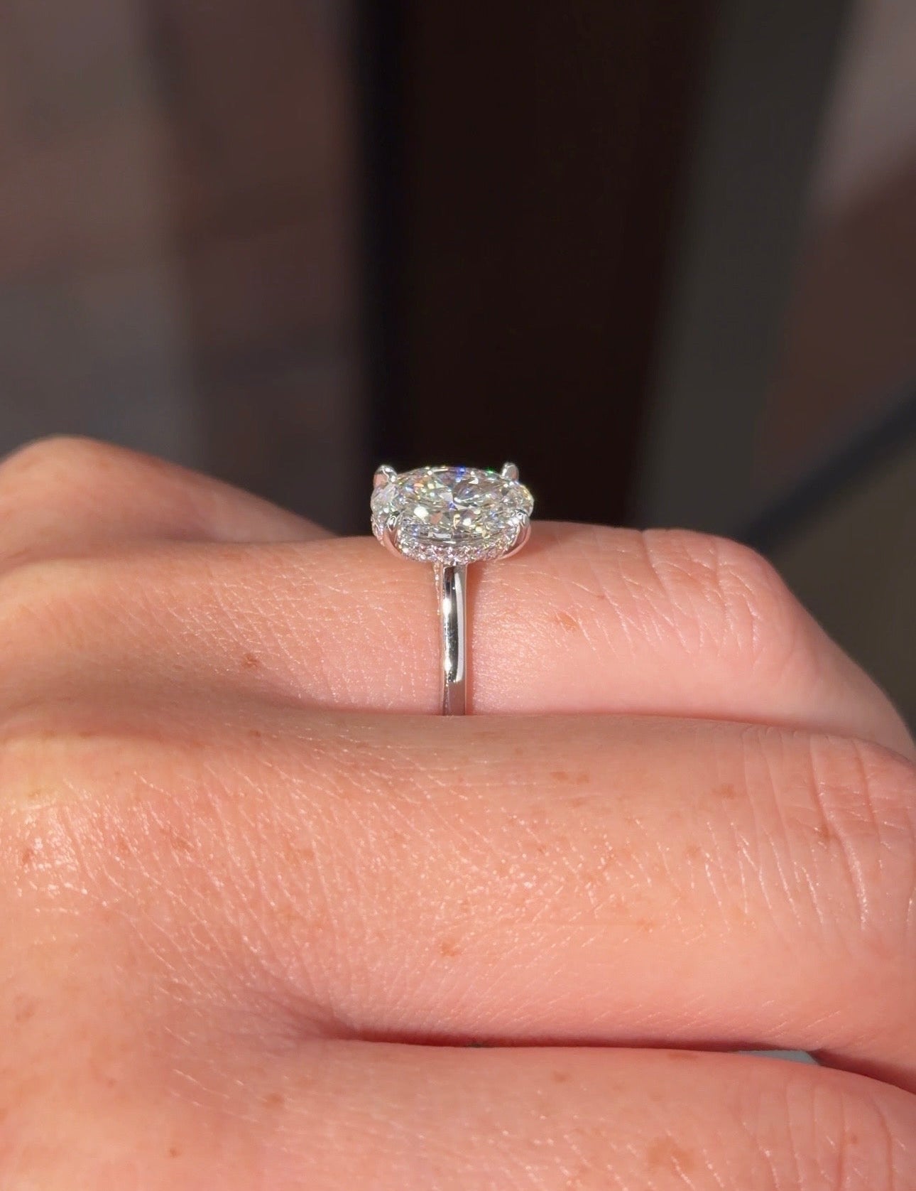 [Style] [Shape] Lab Grown Diamond Engagement Ring