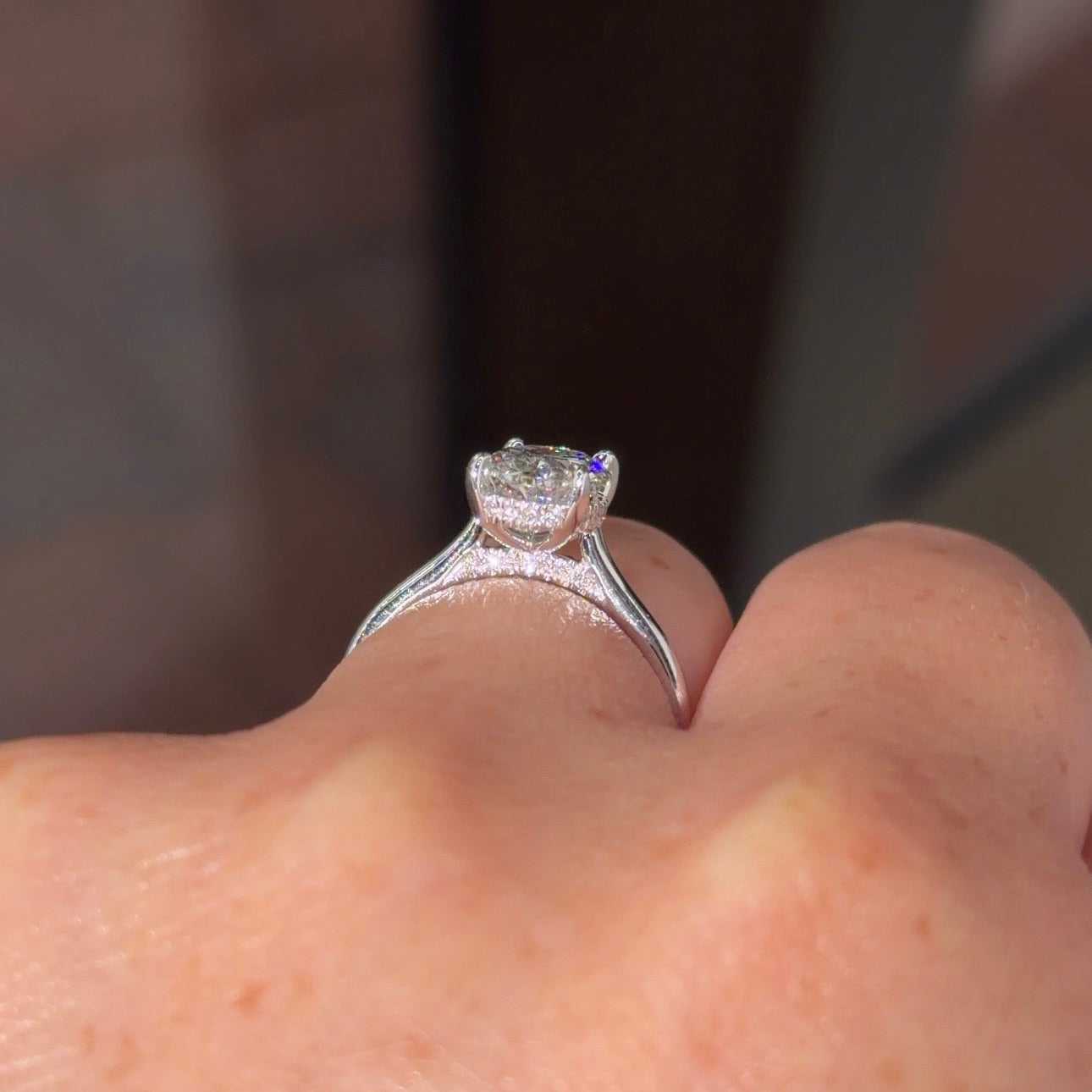 [Style] [Shape] Lab Grown Diamond Engagement Ring
