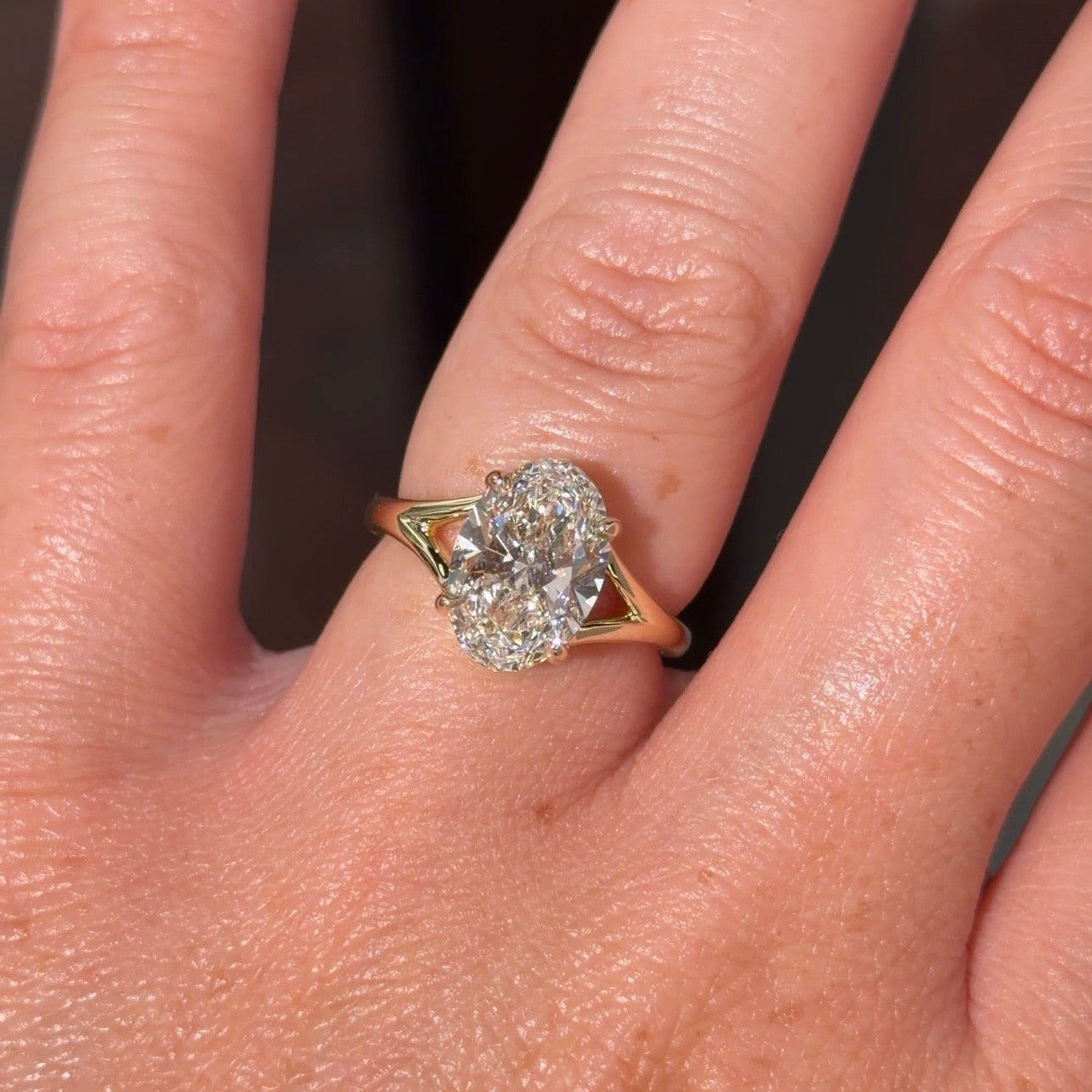 [Style] [Shape] Lab Grown Diamond Engagement Ring