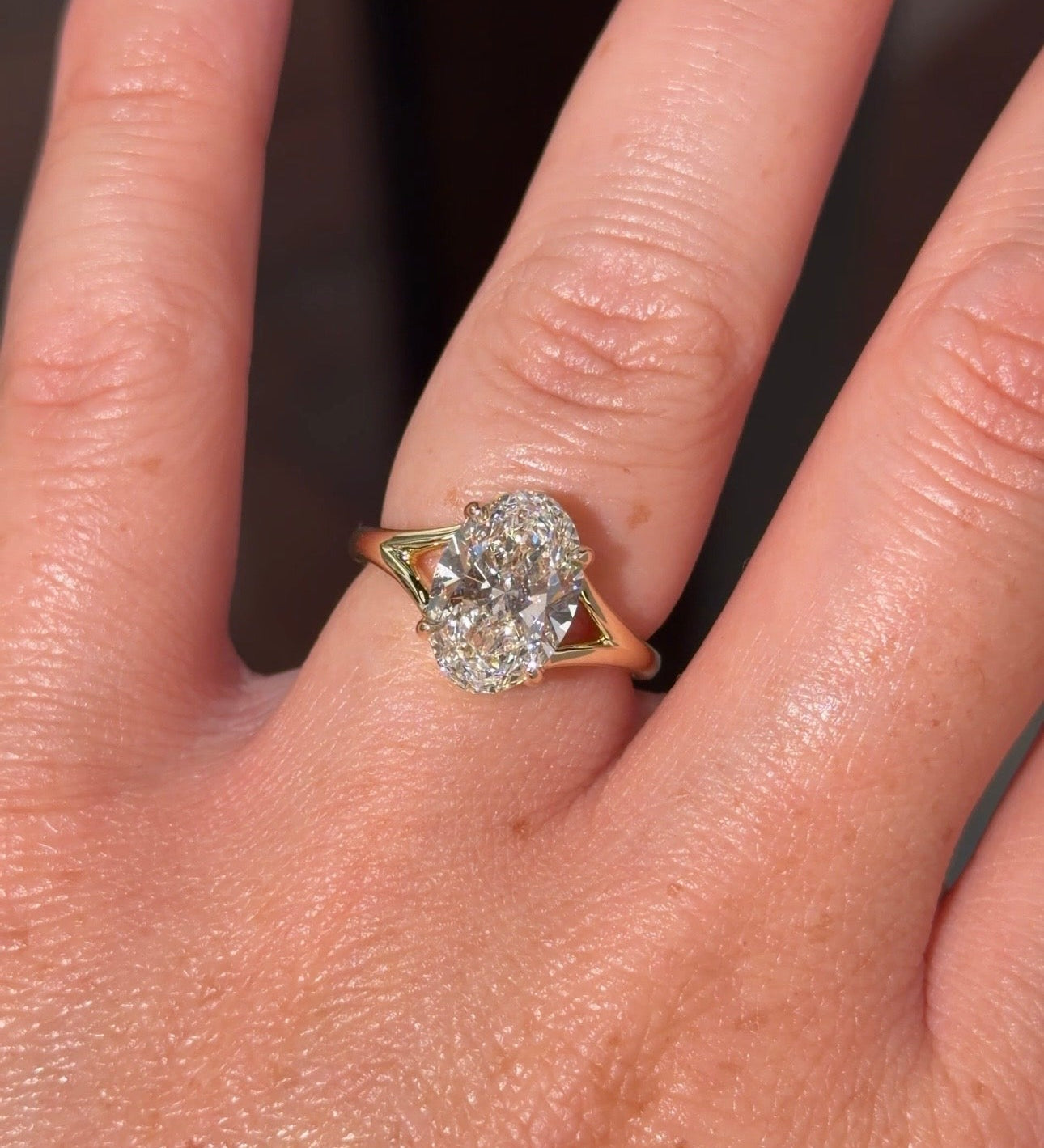 [Style] [Shape] Lab Grown Diamond Engagement Ring