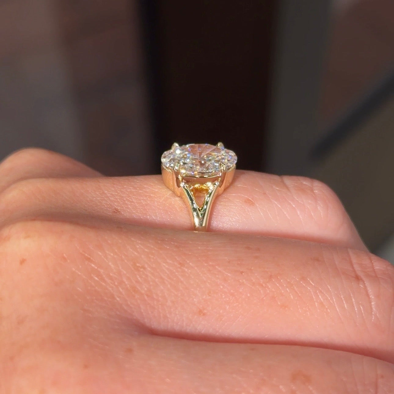 [Style] [Shape] Lab Grown Diamond Engagement Ring