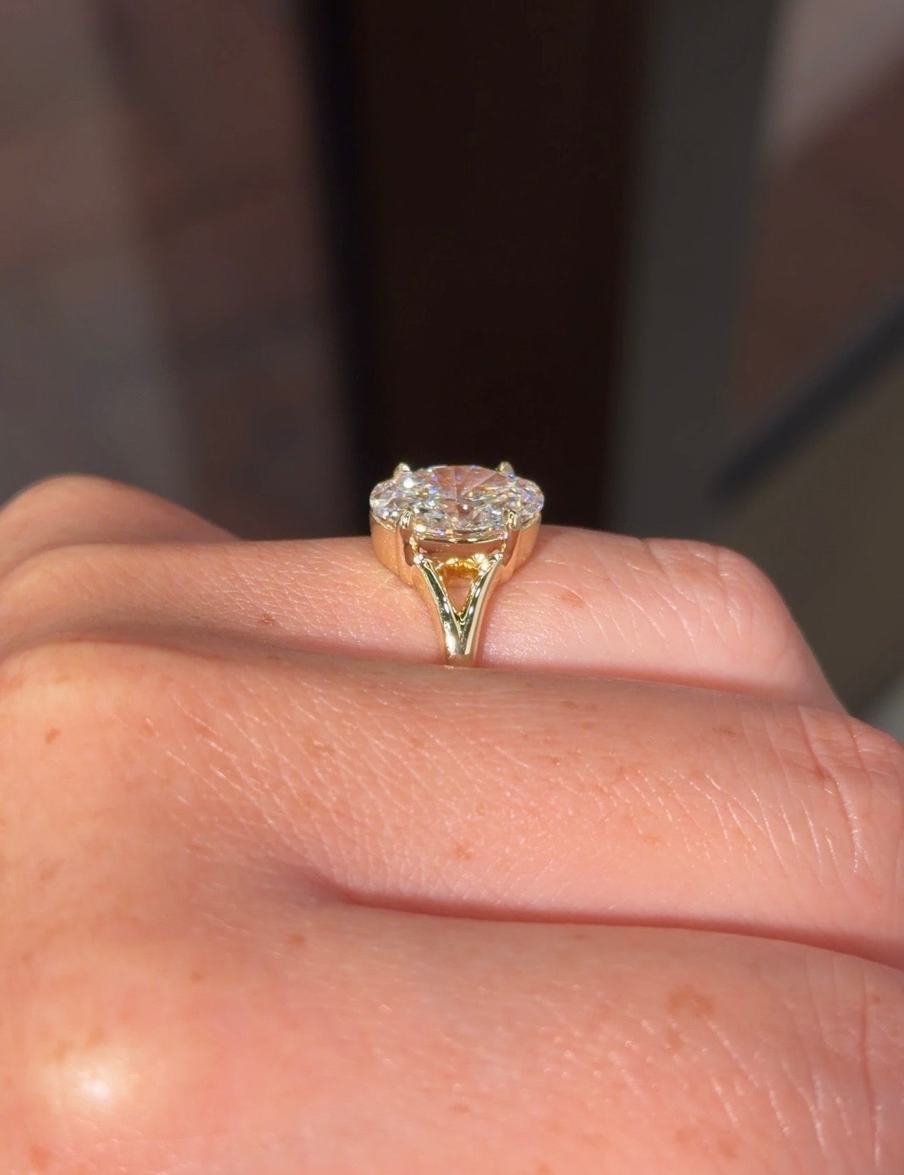 [Style] [Shape] Lab Grown Diamond Engagement Ring