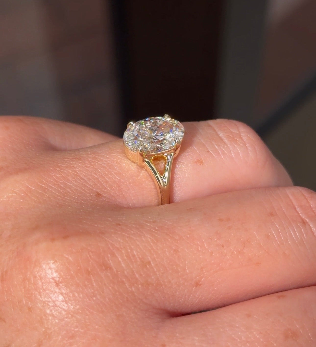 [Style] [Shape] Lab Grown Diamond Engagement Ring