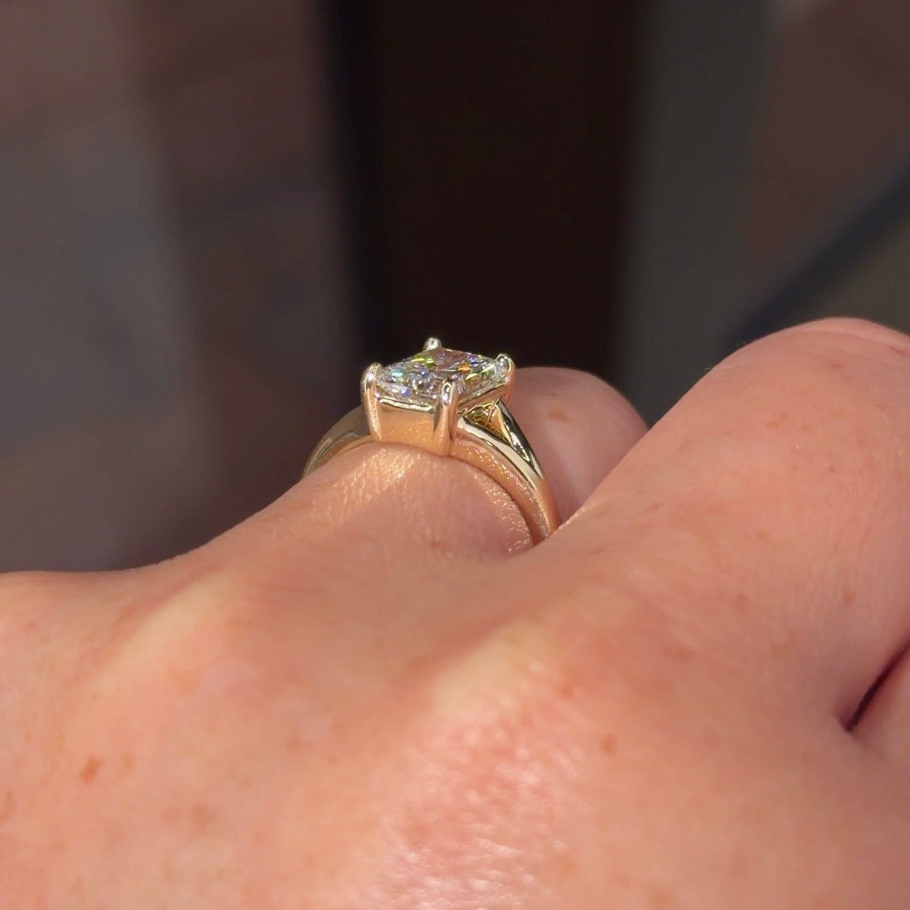 [Style] [Shape] Lab Grown Diamond Engagement Ring