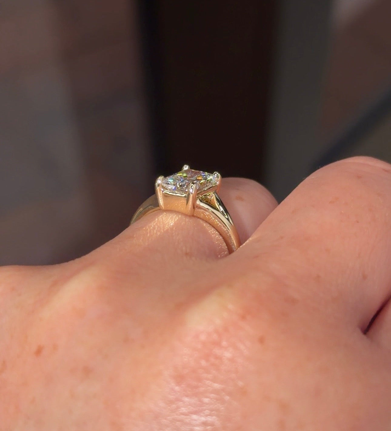 [Style] [Shape] Lab Grown Diamond Engagement Ring