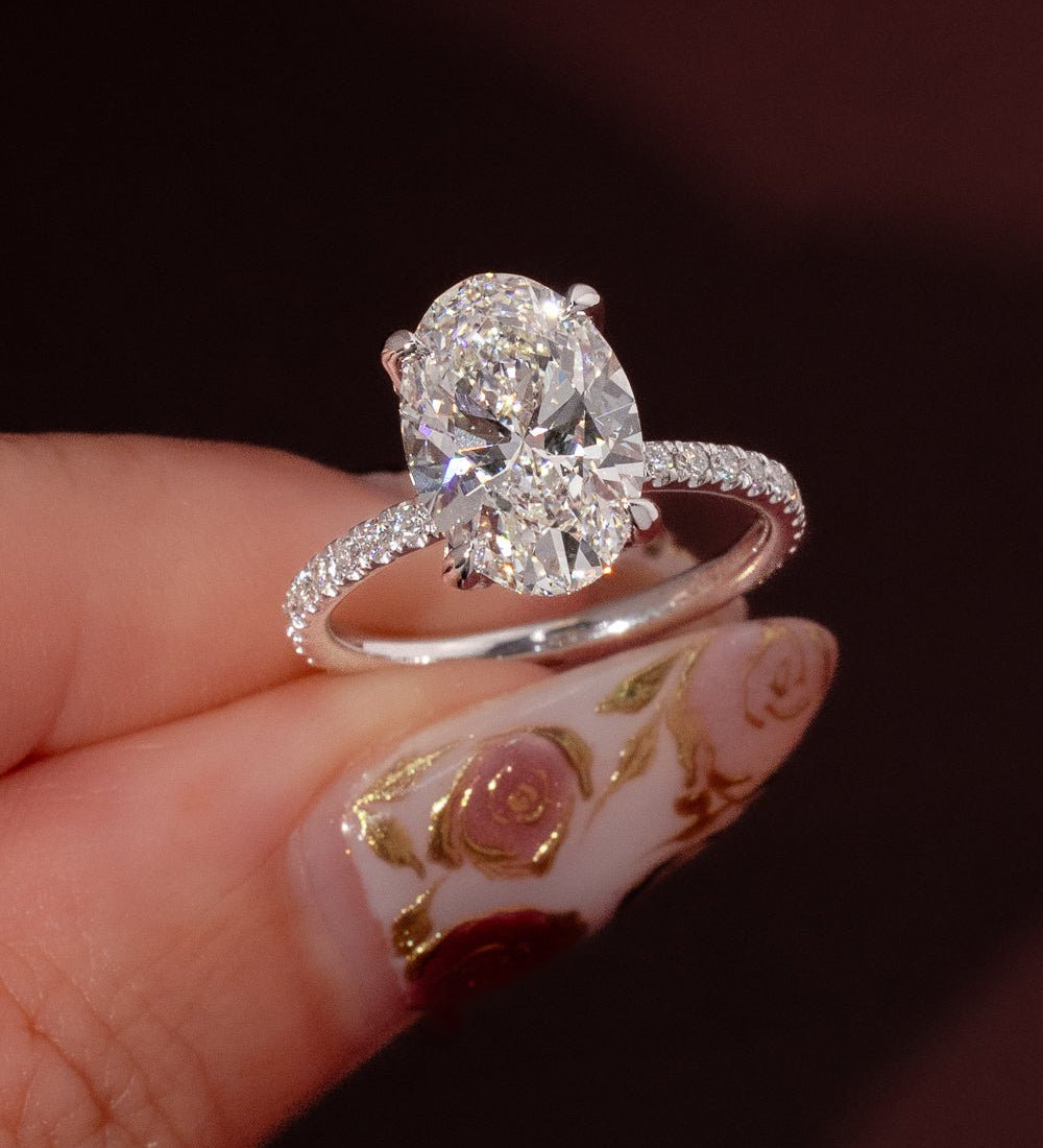 [Style] [Shape] Lab Grown Diamond Engagement Ring