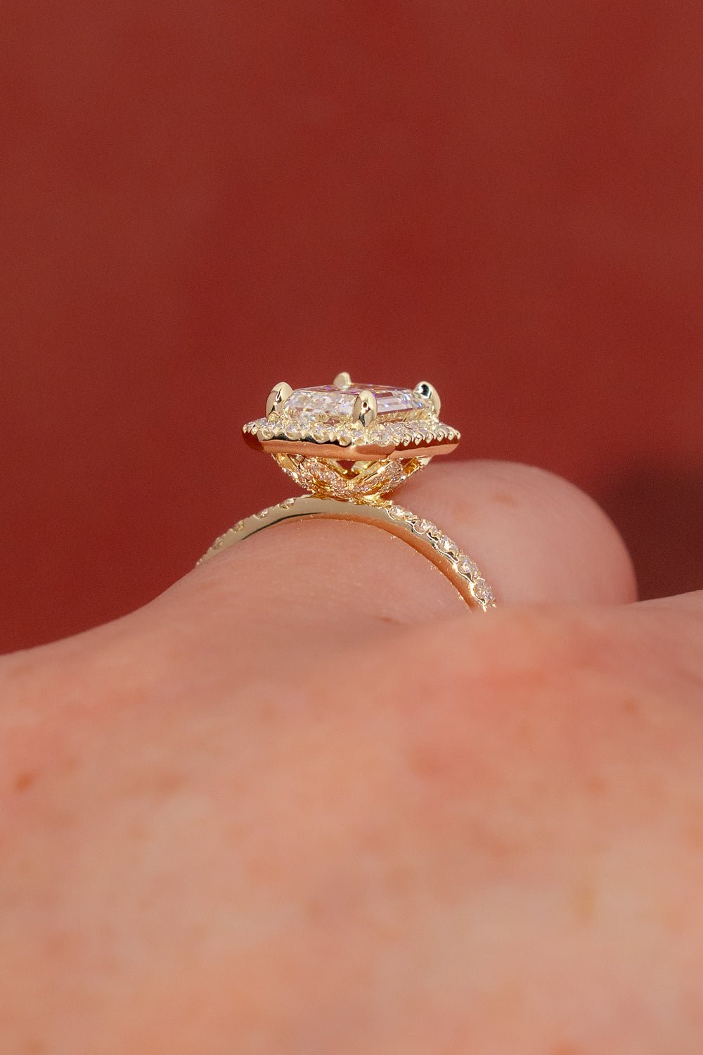 [Style] [Shape] Lab Grown Diamond Engagement Ring