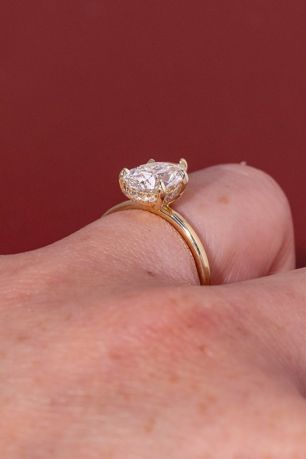 [Style] [Shape] Lab Grown Diamond Engagement Ring