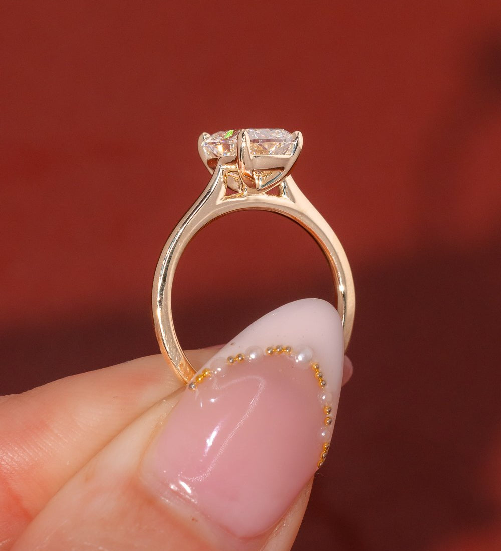 [Style] [Shape] Lab Grown Diamond Engagement Ring
