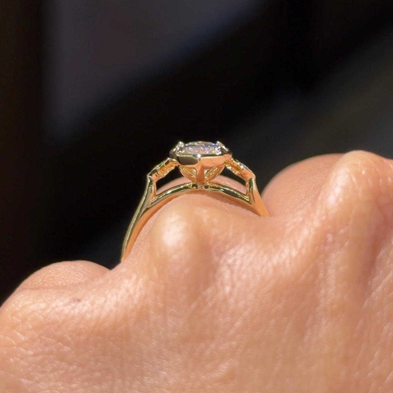 [Style] [Shape] Lab Grown Diamond Engagement Ring