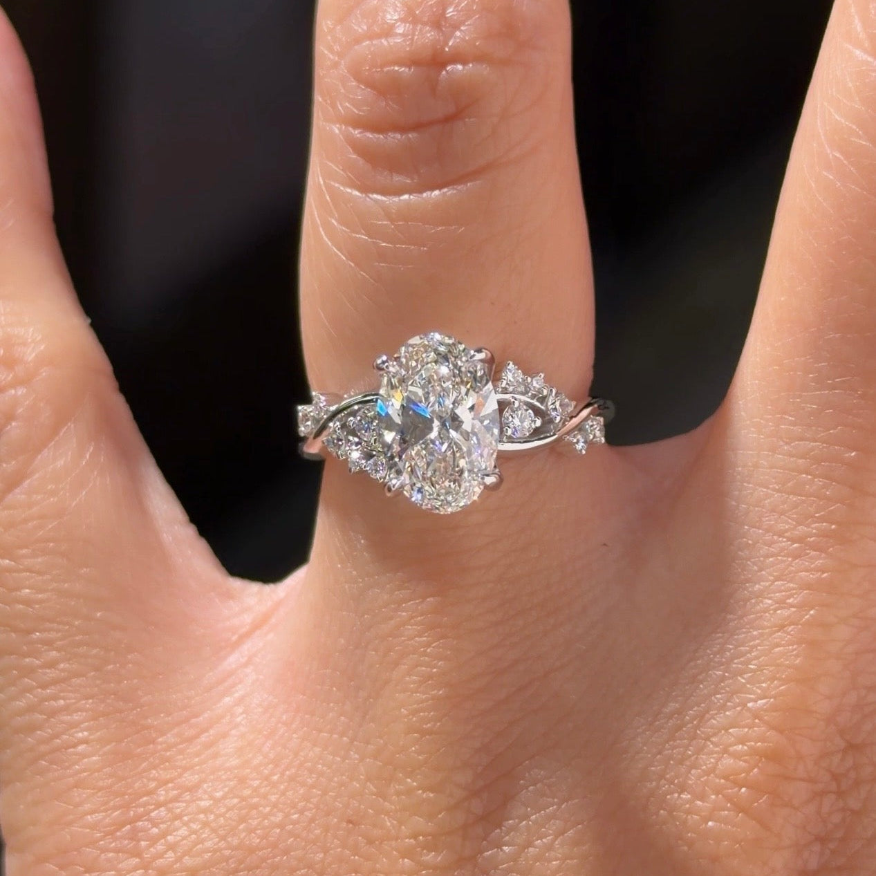 [Style] [Shape] Lab Grown Diamond Engagement Ring