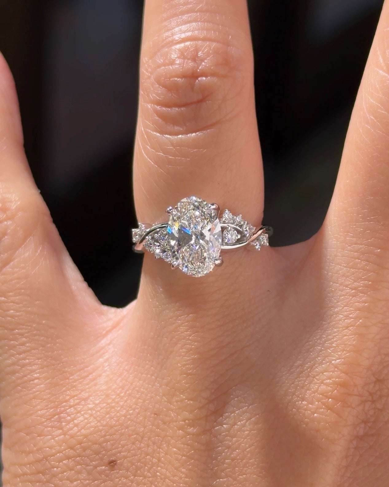 [Style] [Shape] Lab Grown Diamond Engagement Ring