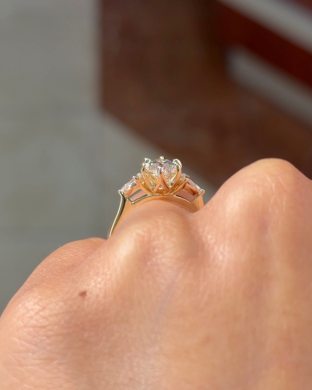 [Style] [Shape] Lab Grown Diamond Engagement Ring
