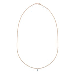 0.30 CT Pear Solitaire Lab Grown Diamond Necklace