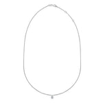 0.30 CT Pear Solitaire Lab Grown Diamond Necklace