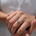 Oval Solitaire Lab Grown Diamond Engagement Ring