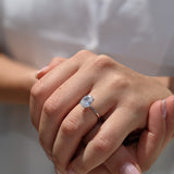 Oval Solitaire Lab Grown Diamond Engagement Ring